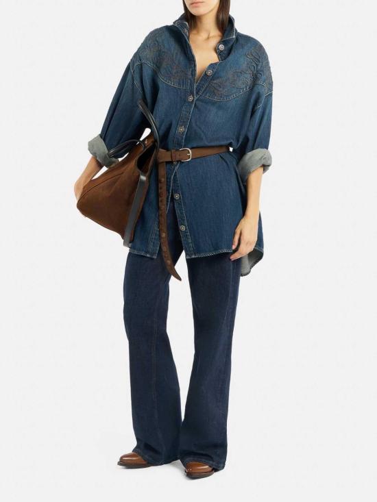 25FW 돈답 미디 스커트 DA479DF0292DIZ9WDD800 Medium Wash - DONDUP