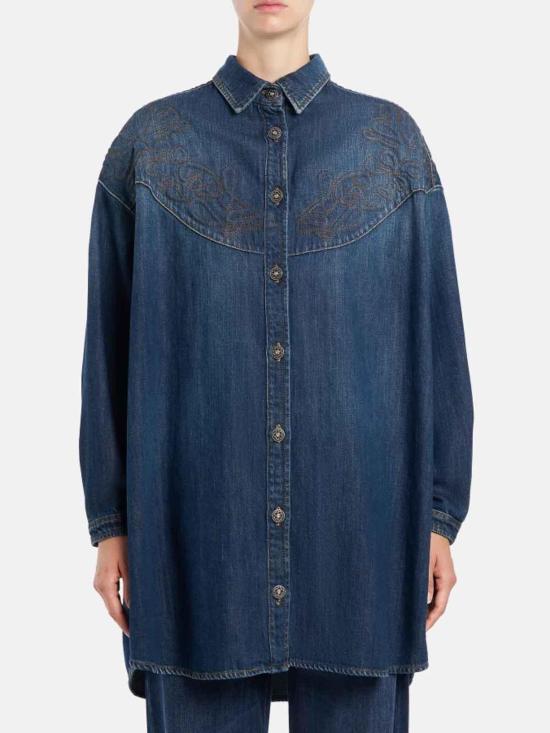 25FW 돈답 미디 스커트 DA479DF0292DIZ9WDD800 Medium Wash - DONDUP