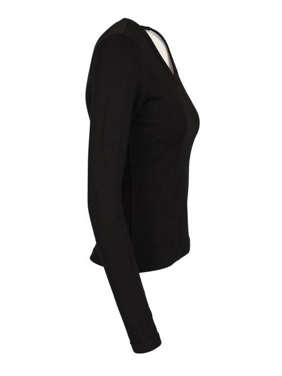 25FW 플로레 플로레 반팔 티셔츠 JILLLONGSLEEVEBLACK - FLORE FLORE