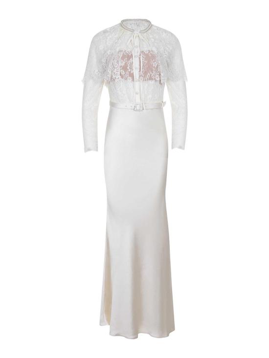 25FW 셀프 포트레이트 미디 스커트 PF25007XWHITE White