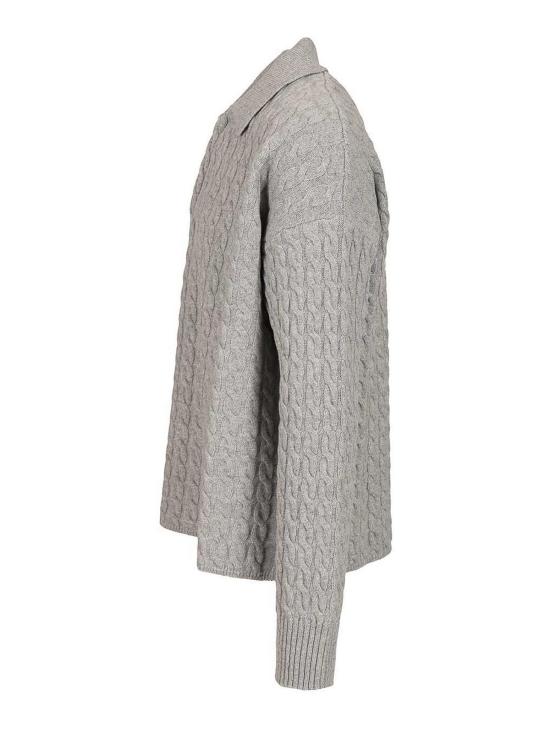 25FW 아미 폴로 티셔츠 H25UPL403KN0104050H25 Grey - AMI