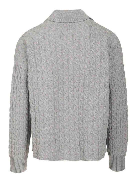 25FW 아미 폴로 티셔츠 H25UPL403KN0104050H25 Grey - AMI