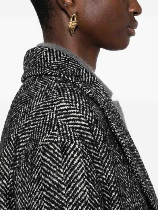  딸리아토레 미디 스커트 CARINE340218N645 Black - TAGLIATORE