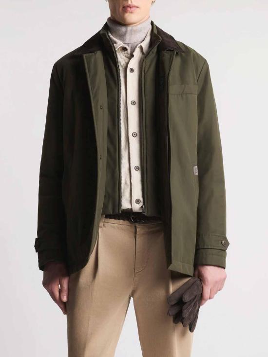 25FW 페이 숏팬츠 NAM13510100XLZV805 Dark Green - FAY