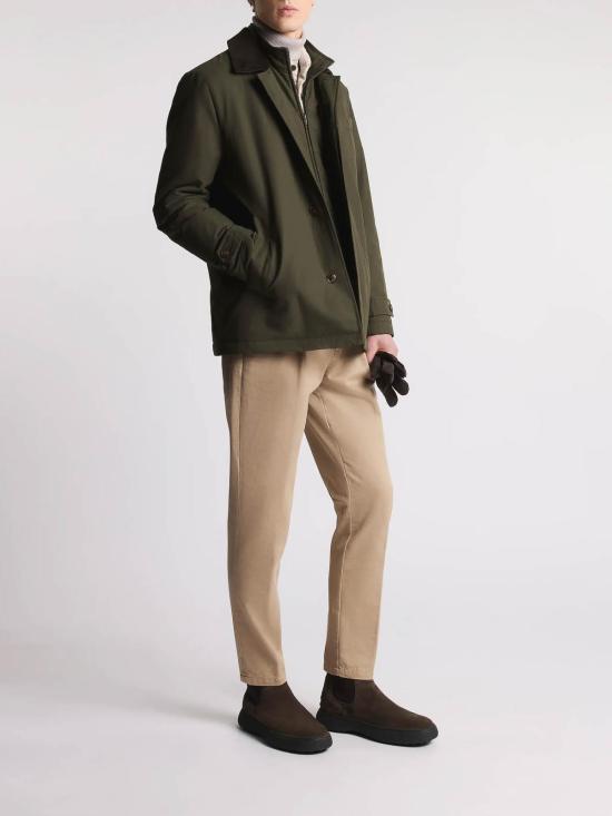 25FW 페이 숏팬츠 NAM13510100XLZV805 Dark Green - FAY