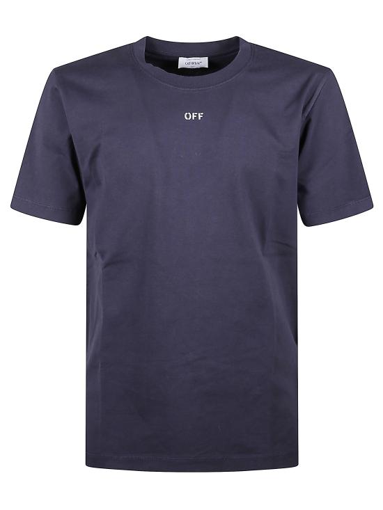 25FW 오프화이트 반팔 티셔츠 44MAA027F5J008 4919 Purple