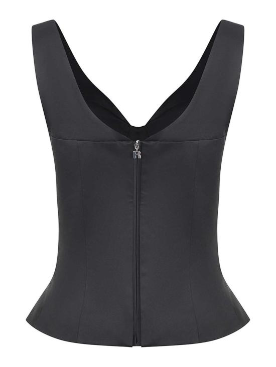 25FW 로테이트 바이 크리스텐슨 민소매 티셔츠 114520100BCR1741100 Black - ROTATE BY BIRGERCHRISTENSEN