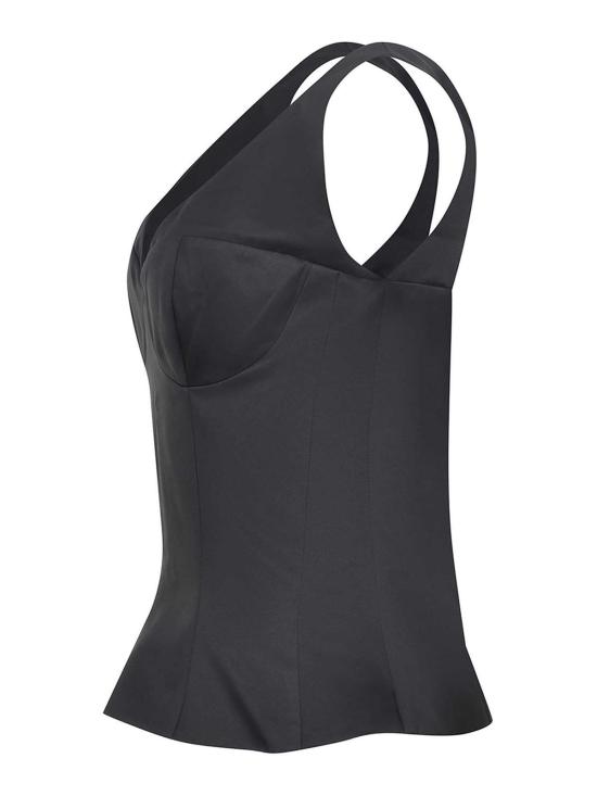 25FW 로테이트 바이 크리스텐슨 민소매 티셔츠 114520100BCR1741100 Black - ROTATE BY BIRGERCHRISTENSEN