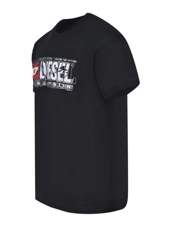  디젤 반팔 티셔츠 A194360PLATT9XX Black - DIESEL