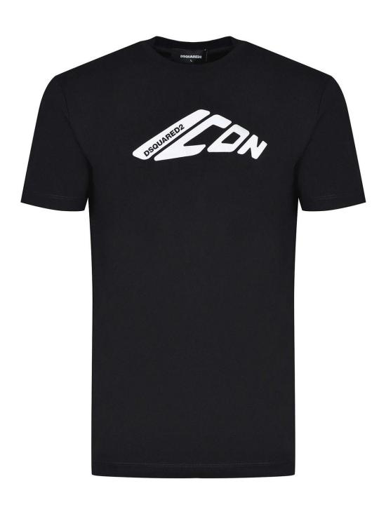 25FW 디스퀘어드2 반팔 티셔츠 S79GC0116D20020900 Black
