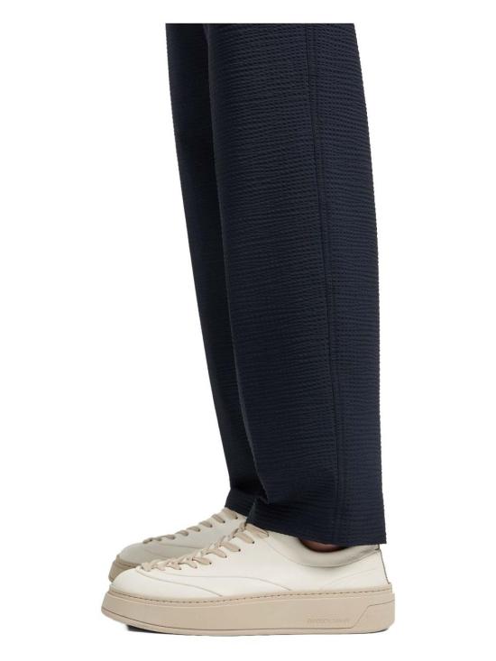 25FW 엠포리오 아르마니 스트레이트 팬츠 EM003166AF18781UB118 Blue - EMPORIO ARMANI