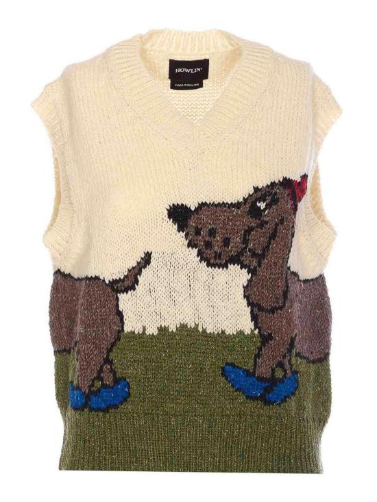 25FW 하울린 베스트 BUMPERLOVERECRU White