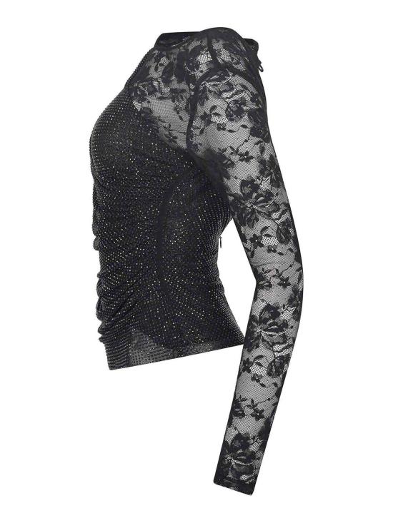 25FW 셀프 포트레이트 민소매 티셔츠 PF25100TBLACK Black - SELF PORTRAIT