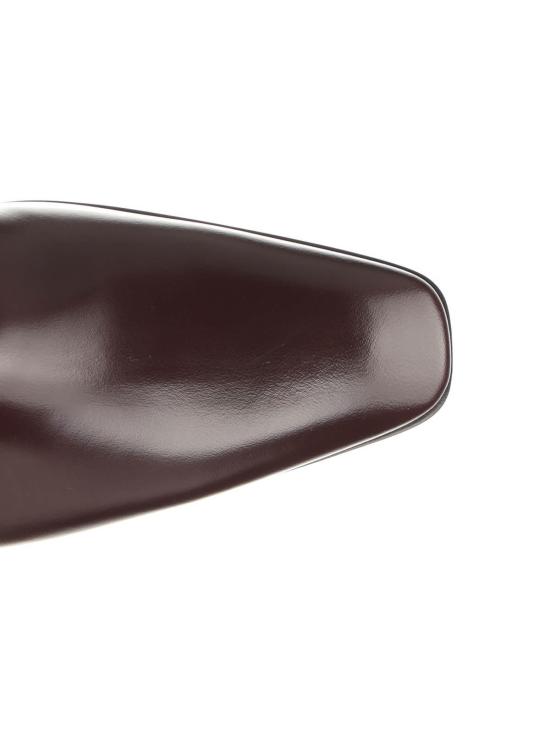  생로랑 스무스 레더 롱부츠 스무스 가죽 부츠 818207AAEHR6033 Dark Red - SAINT LAURENT