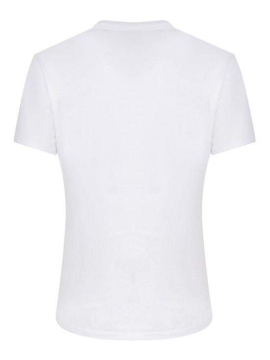 26FW 돈답 반팔 티셔츠 DS060JF0350LV4000 White - DONDUP