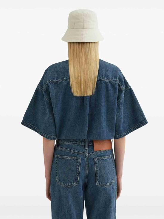 25SS 질샌더 폴로 티셔츠 J40DL0157J45291420 Blue - JIL SANDER