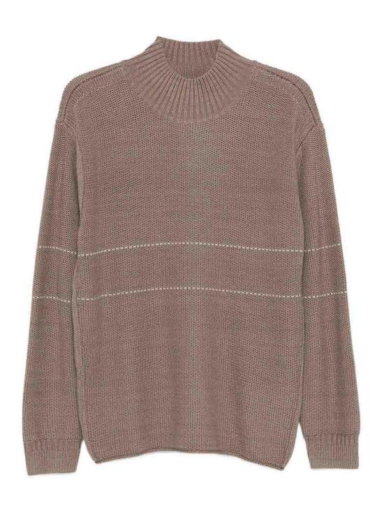 25FW 엠포리오 아르마니 스웨터 EM002024AF18103U6189 Brown