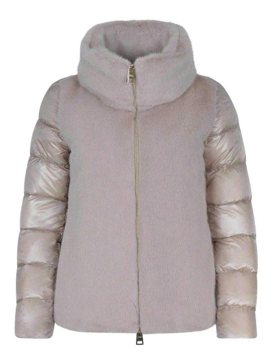  에르노 울트라라이트 나일론 & 레이디 얼터너티브 퍼 케이프 PI002017D12017Z1985 Yellow