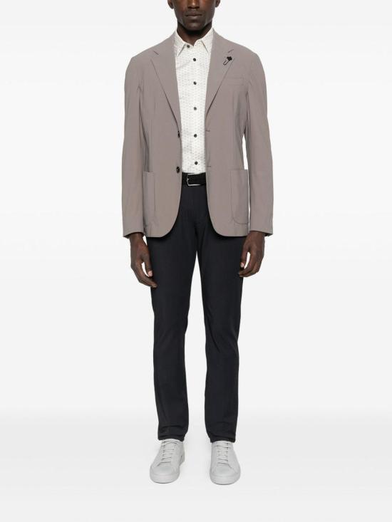 25FW 엠포리오 아르마니 긴팔 셔츠 EM001537AF14130F0139 White - EMPORIO ARMANI