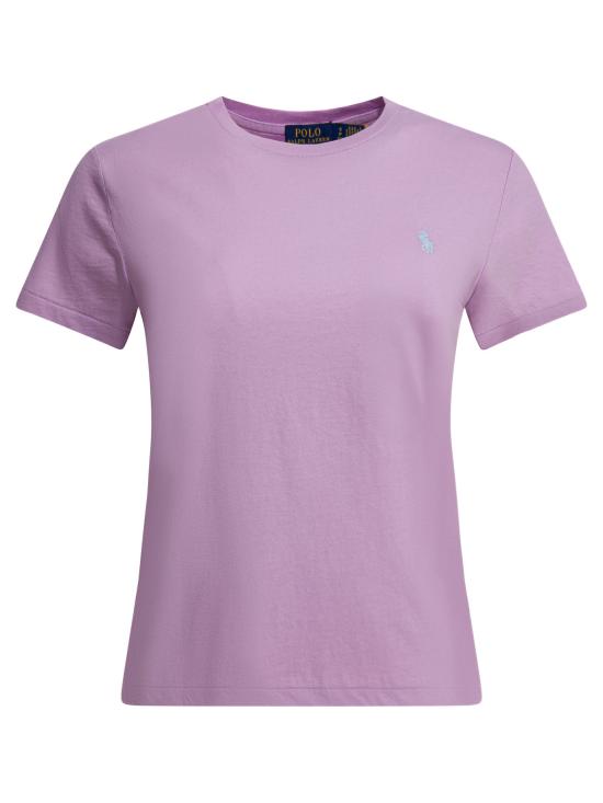 26SS 폴로 랄프로렌 클래식 핏 포니 로고 자수 티셔츠 211B14605015LIGHT MAUVE Purple