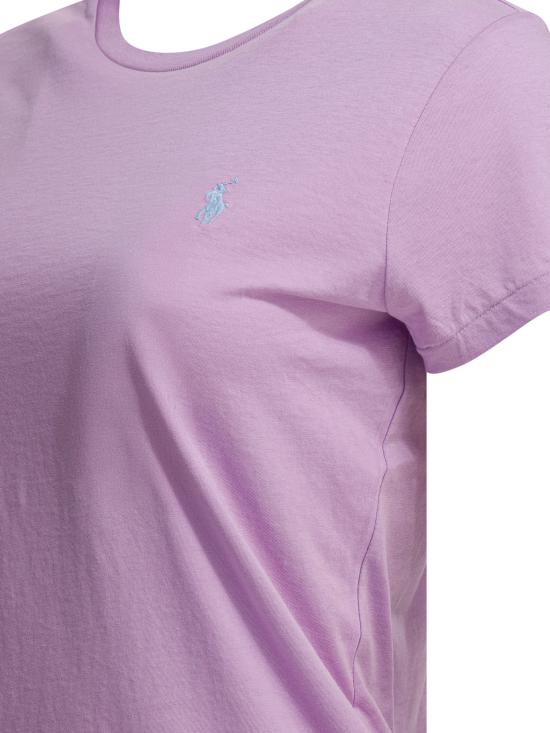 26SS 폴로 랄프로렌 클래식 핏 포니 로고 자수 티셔츠 211B14605015LIGHT MAUVE Purple - POLO RALPH LAUREN