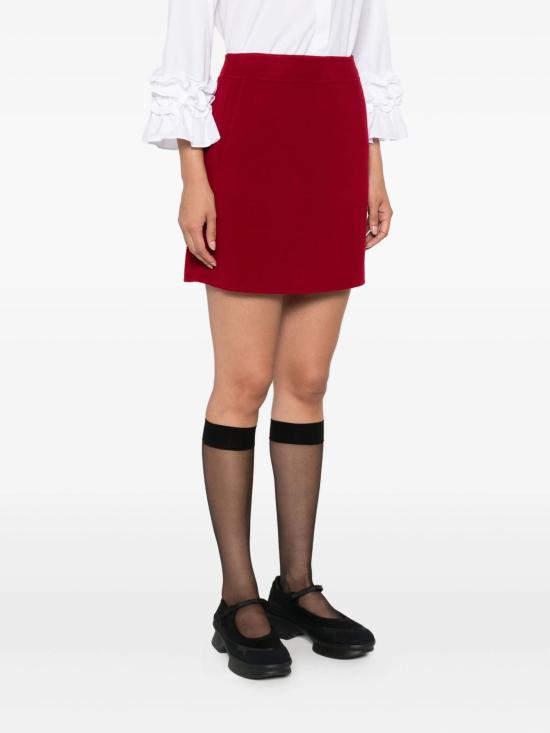 25FW 에스막스마라 미디 스커트 2529106011600 AIDA054 Red - 'S MAX MARA