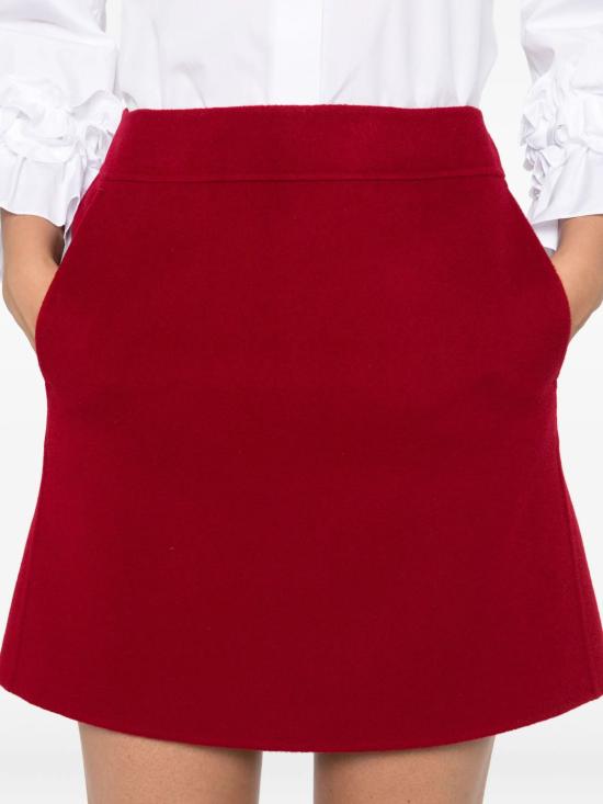 25FW 에스막스마라 미디 스커트 2529106011600 AIDA054 Red - 'S MAX MARA