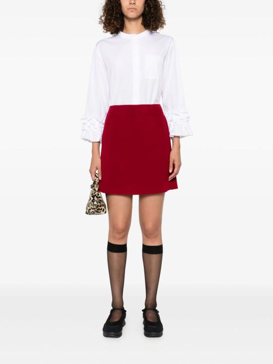 25FW 에스막스마라 미디 스커트 2529106011600 AIDA054 Red - 'S MAX MARA