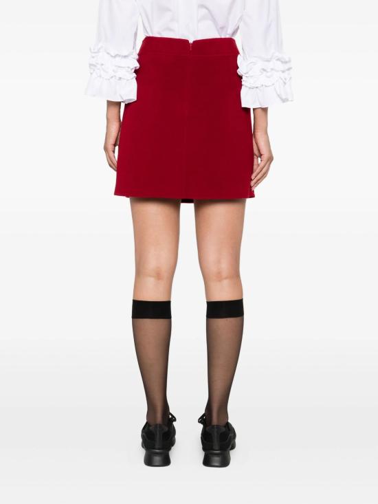 25FW 에스막스마라 미디 스커트 2529106011600 AIDA054 Red - 'S MAX MARA