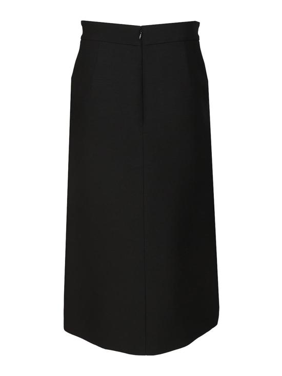 25FW 발렌티노 가라바니 미디 스커트 7B3RADM51CFTB1 Black - VALENTINO GARAVANI