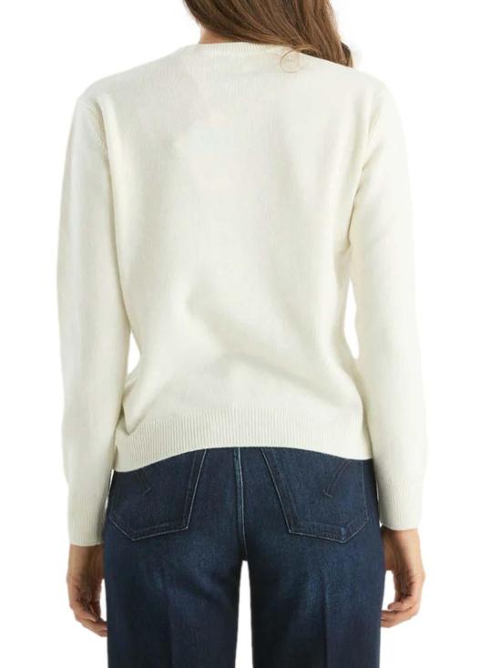 25FW 세인트바쓰 스웨터 NEWQUEEN00433I White - MC2 SAINT BARTH