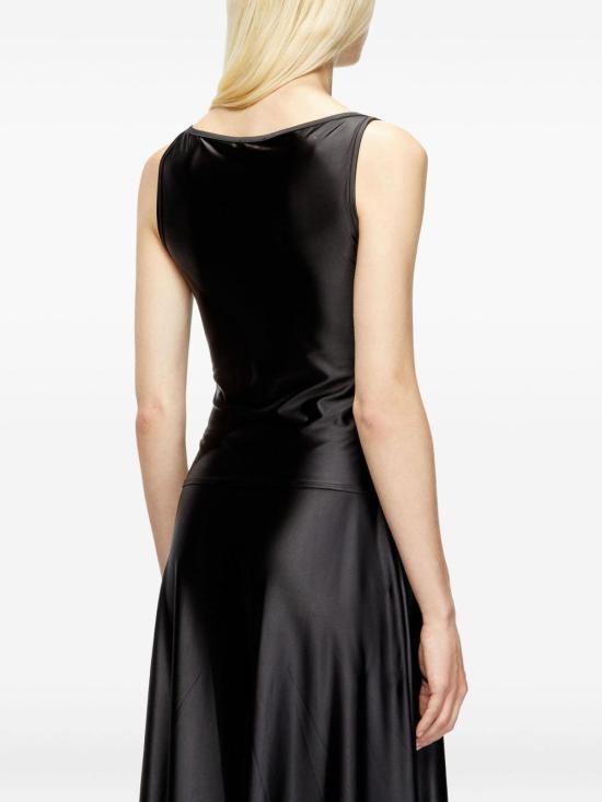  디젤 민소매 티셔츠 A184290PKAT9XX Black - DIESEL