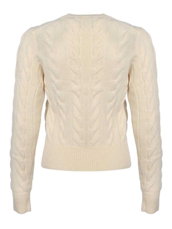  폴로 랄프로렌 로고 자수 크루넥 가디건 211972104002 White - POLO RALPH LAUREN