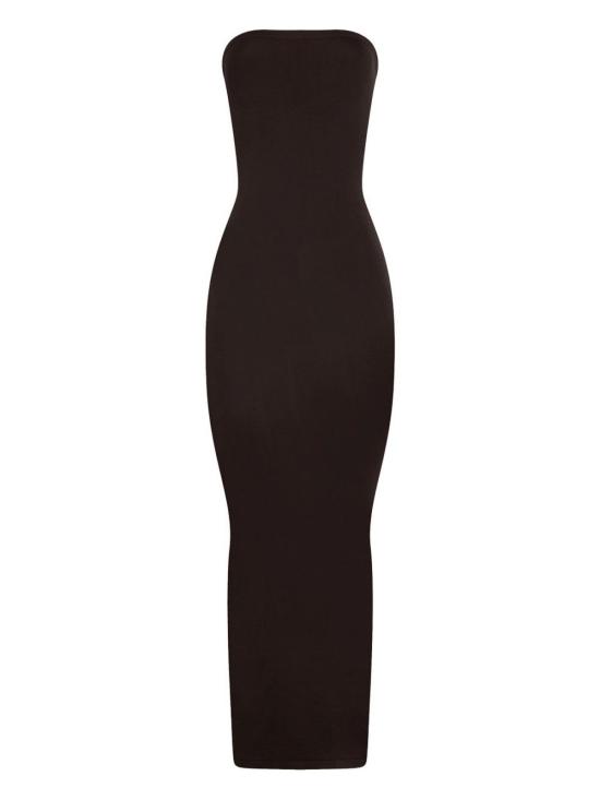  월포드 롱 원피스 507954870 Brown - WOLFORD
