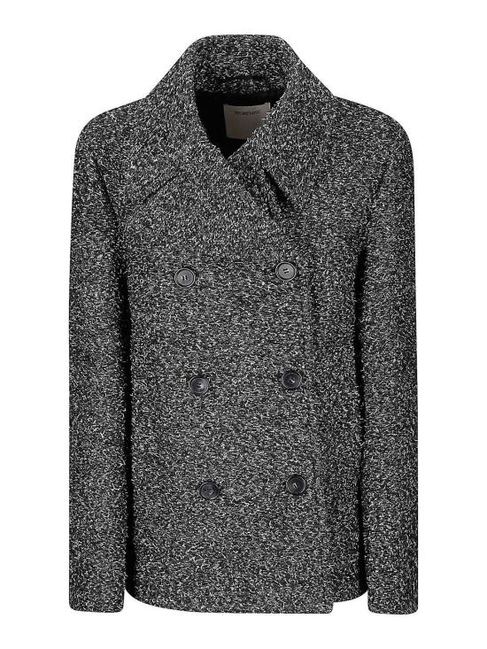  스포트막스 OLAF 올라프 더블 브레스티드 울 헤비 자켓 2522086032600000 Black