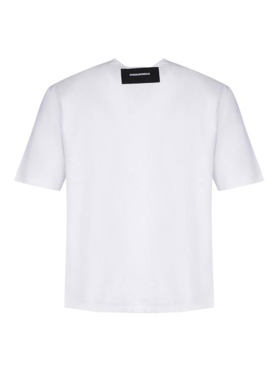 26FW 디스퀘어드2 반팔 티셔츠 S74GD1408S24583100 White - DSQUARED2