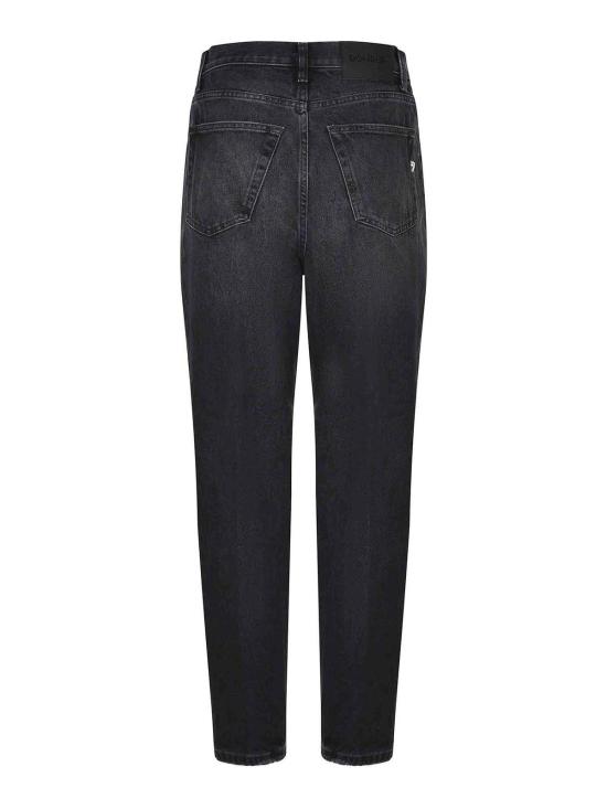  돈답 스트레이트 팬츠 DP784DF0304LM8999 Black - DONDUP