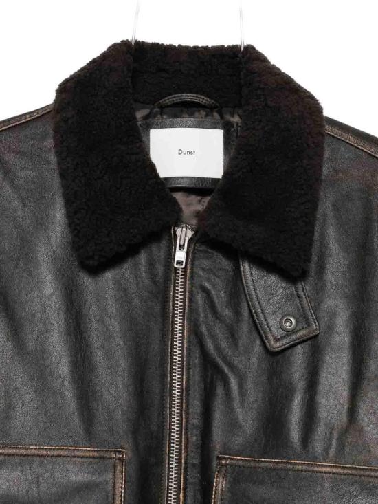  던스트 가죽 자켓 UDJU5C102W2 Brown - DUNST