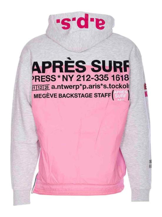 25FW 에프레이 서프 후드 티셔츠 TONALEGREYPINK Grey - APRES SURF