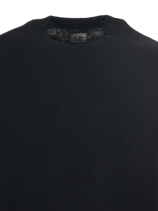  씨피 컴퍼니 스웨터 CMKN198A110468A999 Black - C.P. COMPANY