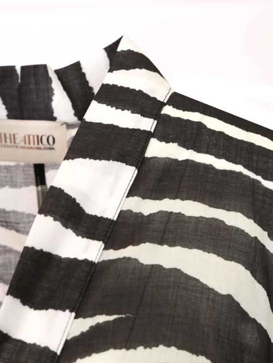 25FW 디 아티코 롱 원피스 250WBK00002CCC082PR020 Animal Print - THE ATTICO