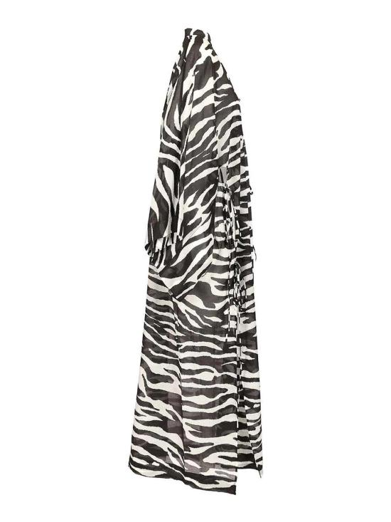 25FW 디 아티코 롱 원피스 250WBK00002CCC082PR020 Animal Print - THE ATTICO