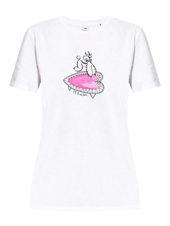  PS 바이 폴스미스 반팔 티셔츠 W2RG799TP517101 White