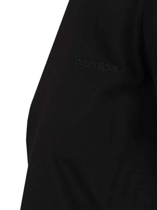 25FW 쿠레쥬 반팔 티셔츠 325JTS217JS02339999 Black - COURREGES