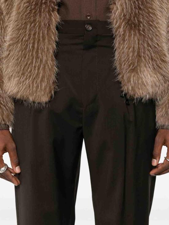 26FW 엠포리오 아르마니 수트 팬츠 EM003583TE17043U8137 Grey - EMPORIO ARMANI