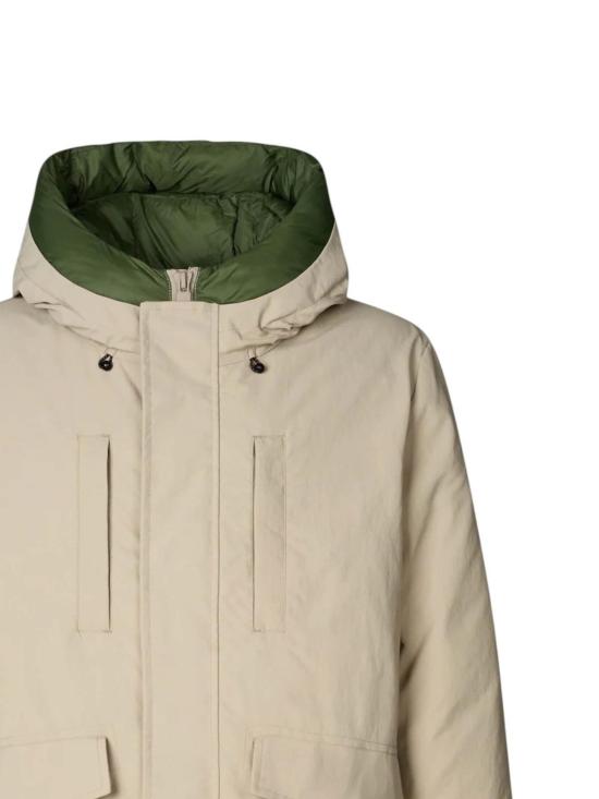 26FW 세이브더덕 패딩 P32292MCOTO21ENZO21651 Beige - SAVE THE DUCK