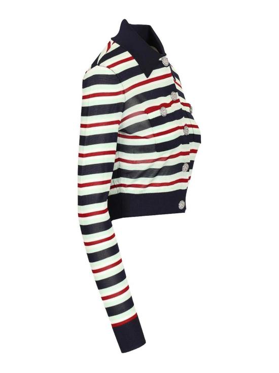 25FW 셀프 포트레이트 긴팔 티셔츠 PF25050TBLBLUE Blue - SELF PORTRAIT