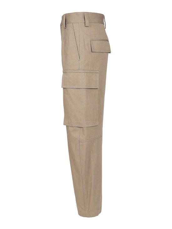 26SS 보테가베네타 스트레이트 팬츠 830024V5PB01796 Beige - BOTTEGA VENETA