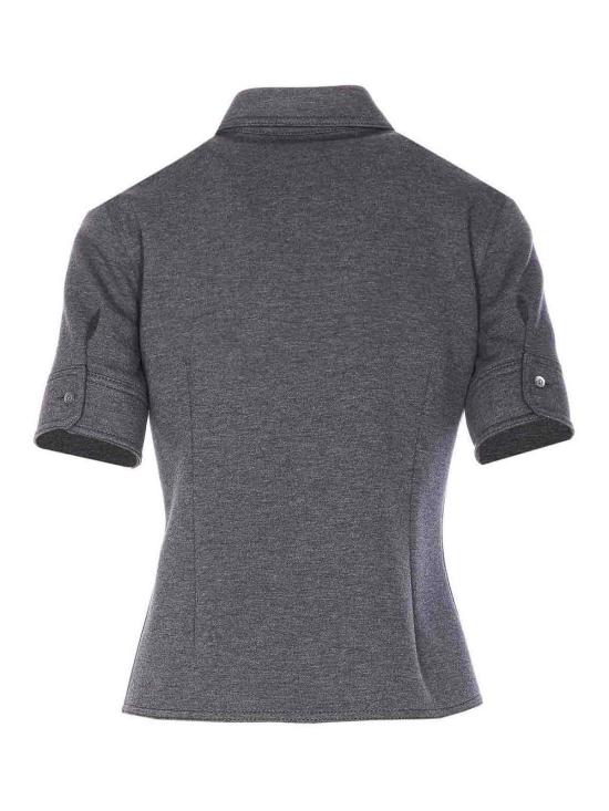 25FW 구찌 울 코튼 저지 셔츠 836442Z7AY91088 Grey - GUCCI