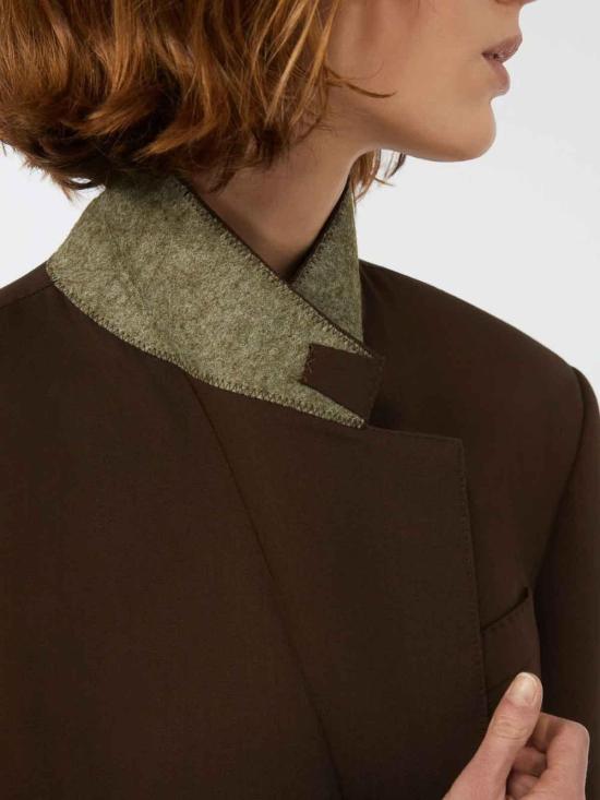 25FW 위켄드막스마라 자켓 252504601665E15 Dark Brown - WEEKEND MAX MARA